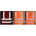 Wholesale High Visibility Safety Reflective Vest ANSI 107 100% Polyester Mesh Hi Vis Workwear Jacket